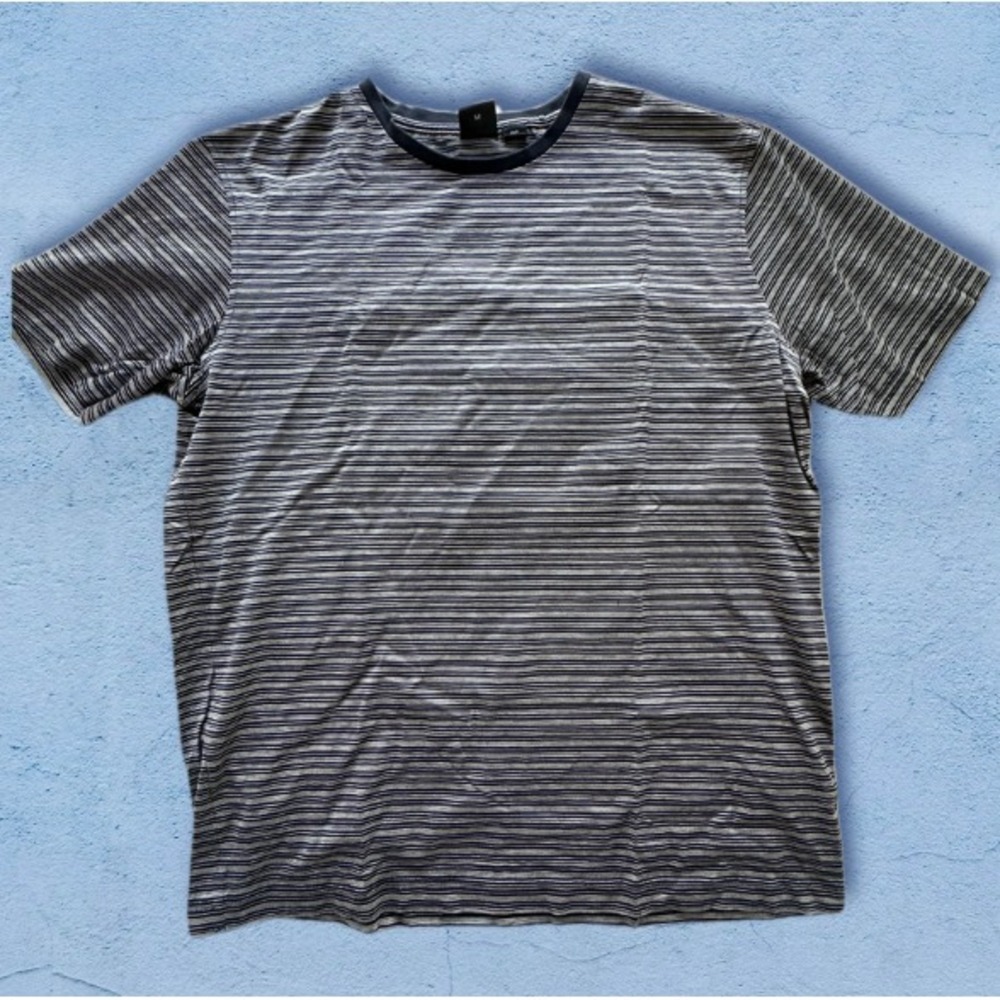 Hugo Boss Striped Mercerised Cotton T-shirt‎ Men size M